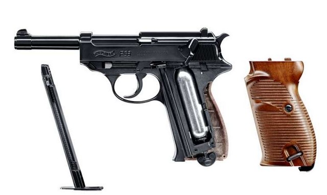 Магазин и баллон в P38